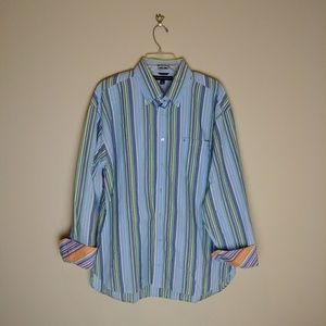Tommy Hilfiger Mens XL Long Sleeve Button Up Shirt